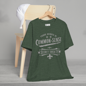 proud member of common sense secret society t shirt vintage retro style
